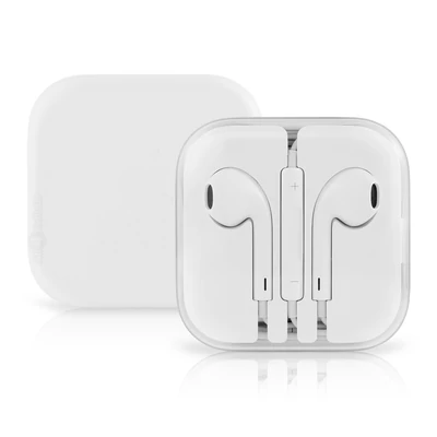 Apple EarPods gyári, eredeti fülhallgató távvezérlővel és mikrofonnal 3,5mm Jack MD827ZM