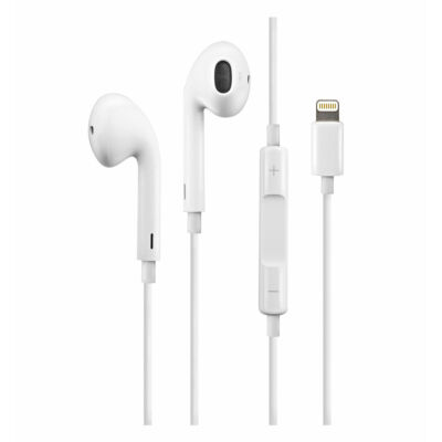 Apple EarPods gyári, eredeti fülhallgató távvezérlővel és Lightning csatlakozóval MMTN2