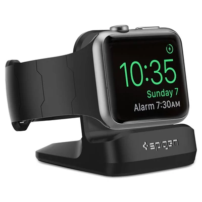 Spigen Apple Watch Night Stand S350 éjszakai tartó, fekete