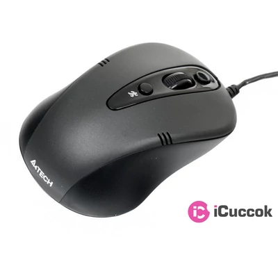 A4-Tech N-370FX-1 USB fekete egér