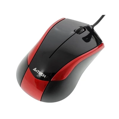 A4-Tech N-400-2 V-Track USB piros-fekete egér