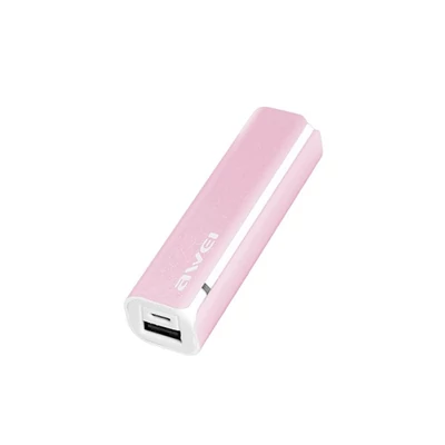 AWEI P90K 2600mAh/rózsaarany mini powerbank