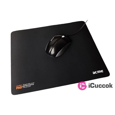 Acme fekete gamer egérpad