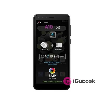 Allview A10 Lite 5,34" 3G 8GB Dual SIM fekete okostelefon