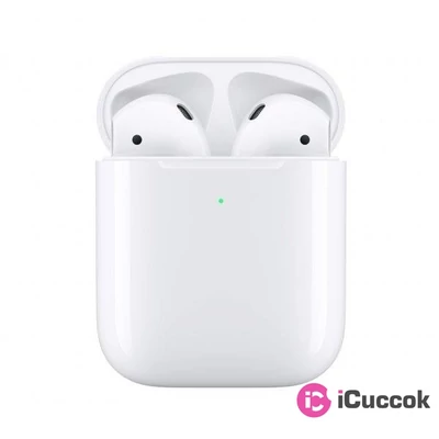 Apple AirPods 2 Bluetooth fülhallgató és vezeték nélküli töltőtok