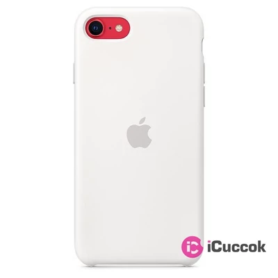 Apple iPhone 7/8/SE (2020) fehér szilikon hátlap
