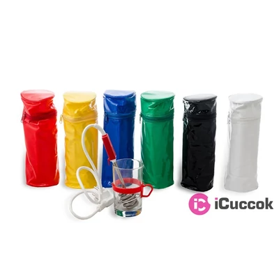 Aspico 112020 350W merülő vízforraló úti pohártartóval, pohárral