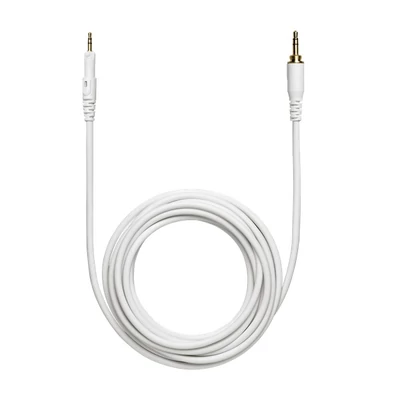 Audio-Technica ATH-M50x/ATH-M40x fejhallgatókhoz 3m egyenes fehér kábel