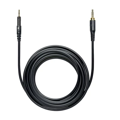 Audio-Technica ATH-M50x/ATH-M40x fejhallgatókhoz 3m egyenes fekete kábel