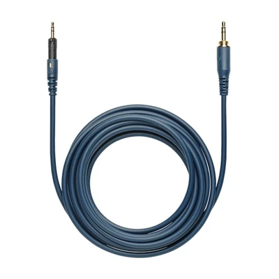 Audio-Technica ATH-M50x/ATH-M40x fejhallgatókhoz 3m egyenes kék kábel