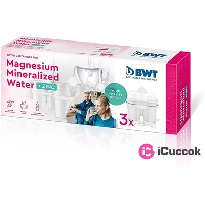 BWT 814453/125258617  Magnézium mineralizált víz+cink patron 3 db