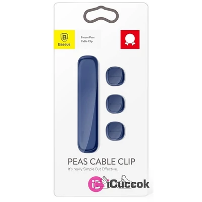 Baseus Clip Peas kék kábelrendező