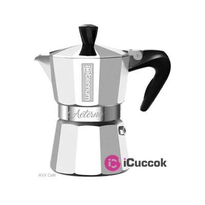 Bialetti Aeterna 3 személyes ezüst kotyogós kávéfőző