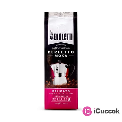 Bialetti Moka Perfetto Delicato őrölt kávé 250g
