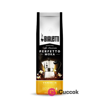 Bialetti Moka Perfetto vanília őrölt kávé 250g