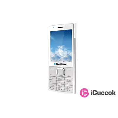 Blaupunkt FL 01 2,8" fehér-ezüst mobiltelefon + Hello Kártyás Expressz csomag