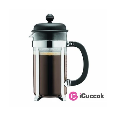 Bodum Caffettiera 1913-01 3 személyes fekete dugattyús kávéfőző