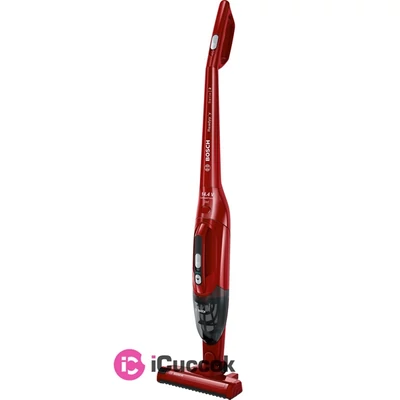 Bosch BBHF214R 2 az 1-ben akkumulátoros álló porszívó piros