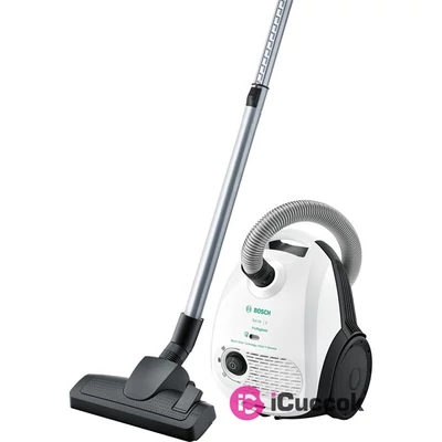 Bosch BGB2HYG1 Serie2 ProHygienic fekete-fehér porzsákos porszívó