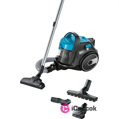 Bosch BGS05X240 Serie2 szürke-türkiz porzsák nélküli porszívó