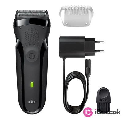 Braun 3 300s fekete férfi borotva