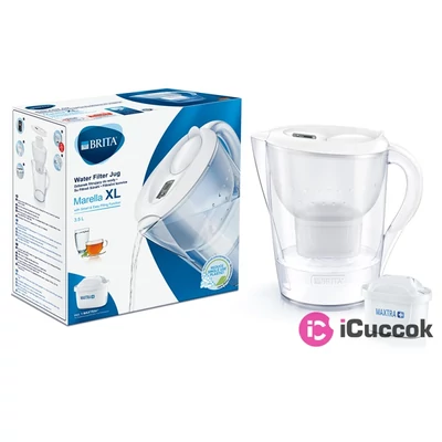 Brita BRH1039275 Marella XL Maxtra+ 3,5l fehér vízszűrő kancsó