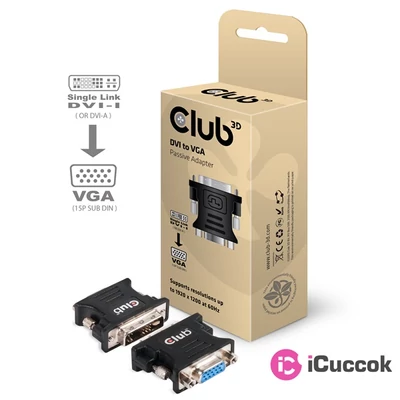 CLUB3D DVI-I - D-SUB(VGA) adapter