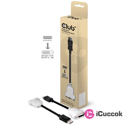 CLUB3D Displayport - DVI-D passive adapter