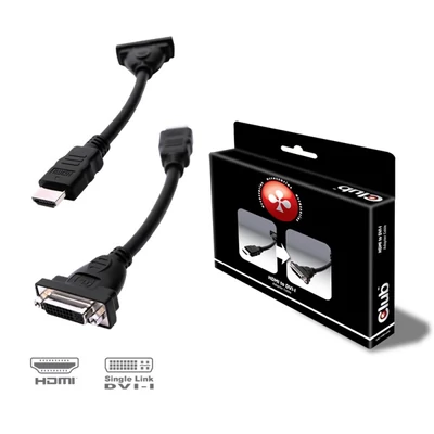 CLUB3D HDMI - DVI-I Single Link Passive Adapter