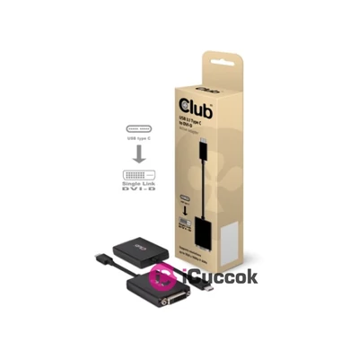 CLUB3D USB 3.1 Type C - DVI-D adapter