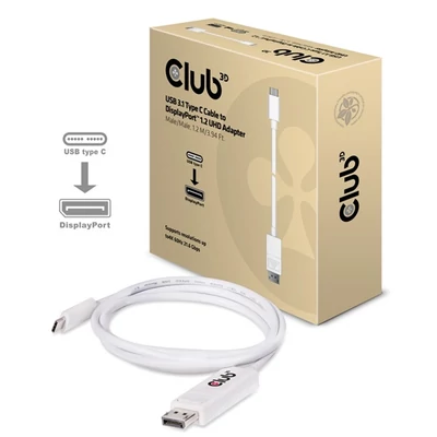 CLUB3D USB 3.1 Type C - DisplayPort 1.2 1.2m kábel