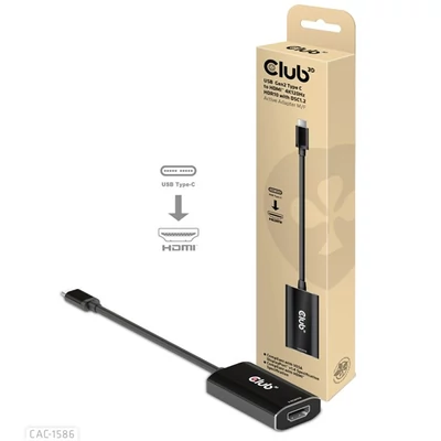 CLUB3D USB Type C - HDMI 4K120Hz Active Adapter