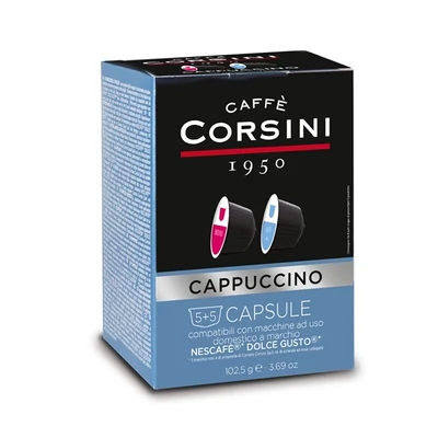 Caffé Corsini Gran Riserva Capuccino Dolce Gusto kompatibilis 5+5 db kávékapszula