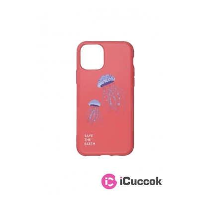 Cellect CEL-GREEN-IPH11PCOJF GoGreen iPhone 11 Pro medúza mintás korall hátlap