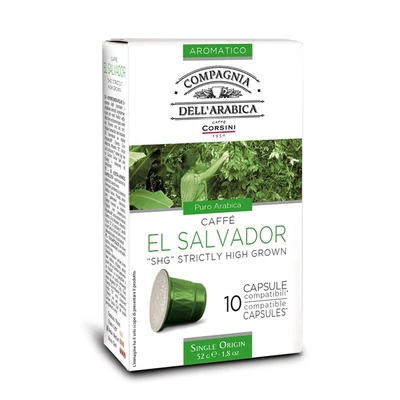 Compagnia Dell` Arabica DEL406 El Salvador Single Origin Nespresso kompatibilis 10 db kávékapszula