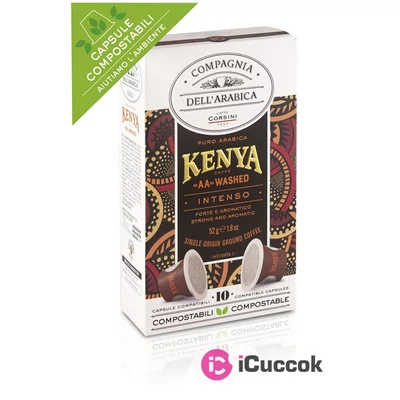 Compagnia Dell` Arabica DKE402 Kenya AA washed Nespresso kompatibilis 10 db kávékapszula