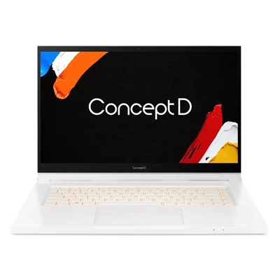 ConceptD 3 Ezel CC315-72G-78ND 15,6"FHD/Intel Core i7-10750H/16GB/1TB SSD/GTX 1650Ti 4GB/Win10 Pro/fehér laptop