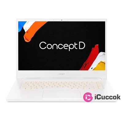 ConceptD 3 Pro CN315-72G-703S 15,6"FHD/Intel Core i7-10750H/16GB/1TB SSD/GTX 1650Ti 4GB/Win10 Pro/fehér laptop