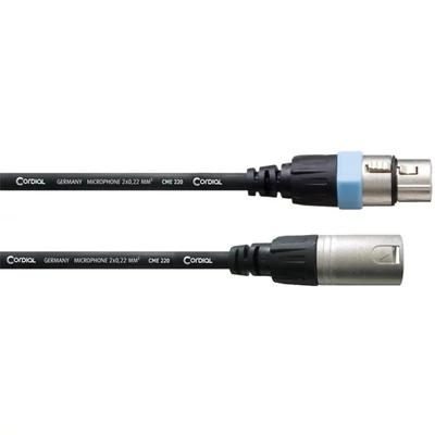 Cordial CCM 1.5 FM Microphone 1,5m 3 pólusú XLR apa - anya kábel