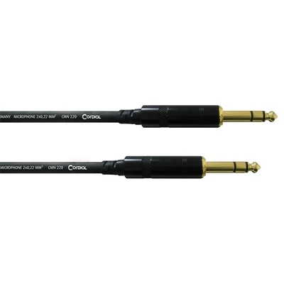 Cordial CFM 3 VV Balanced 3m stereo 6,3mm Jack apa - apa kábel