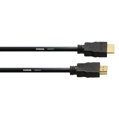 Cordial CHDMI 1.5 2PLUS 1,5m Ultra High Speed fekete HDMI kábel