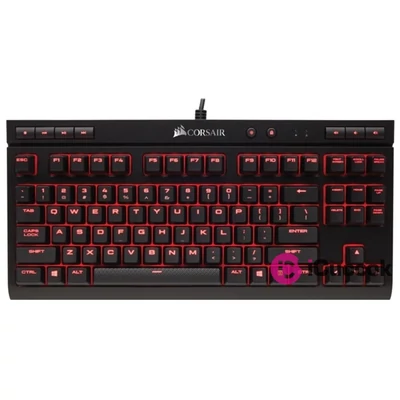 Corsair Gaming K63 Fekete-Piros LED Cherry MX Piros Gamer billentyűzet
