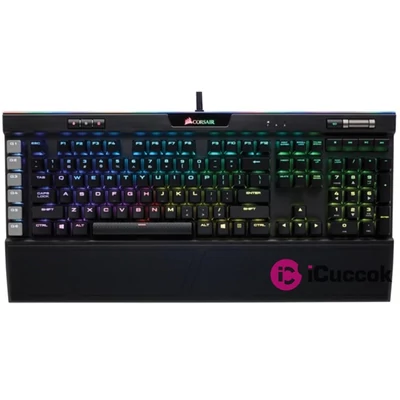 Corsair Gaming K95 RGB Platinum RGB LED Cherry MX Barna Gamer billentyűzet