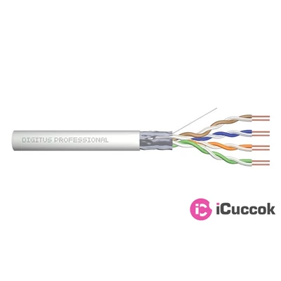 DIGITUS CAT5e F/UTP 100MHz Eca PVC 305m dobozos szürke fali kábel