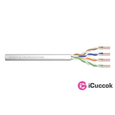 DIGITUS CAT5e U/UTP 100MHz Eca PVC 305m dobozos szürke fali kábel