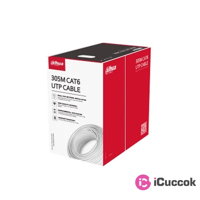 Dahua PFM920I-6UN-C-V2 305m réz PVC árnyékolatlan 4x2xAWG24 Cat.6 (U/UTP) fali kábel