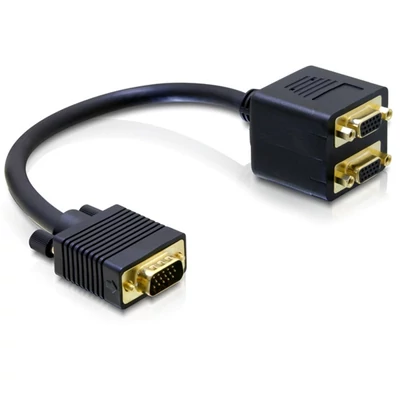 Delock 65060 VGA apa - 2xVGA anya adapter