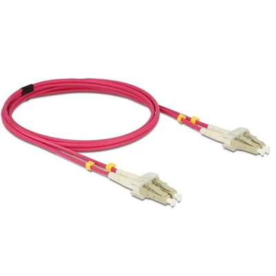 Delock 84642 OM4 LC/LC csatlakozás 3m optikai szálas kábel