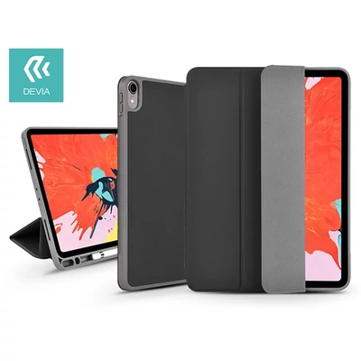 Devia ST319051 Leather iPad Pro 12.9" 2018 fekete védőtok