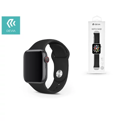 Devia ST324871 Devia 40mm fekete iWatch karpánt